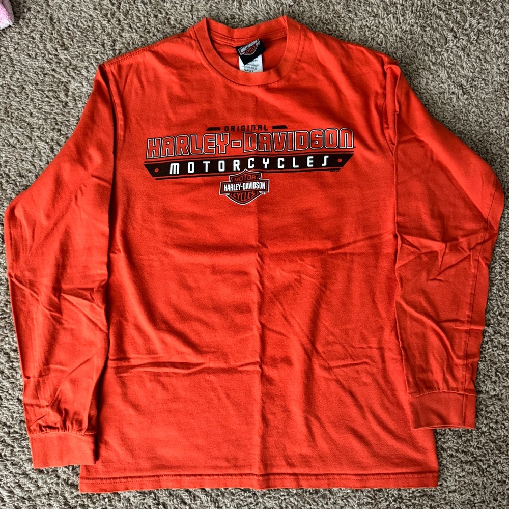 Virginia Beach Harley-Davidson Long Sleeve Shirt Size Medium